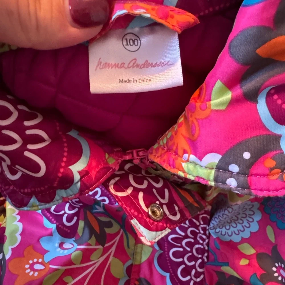 Hanna Andersson Multicolor Floral Jacket